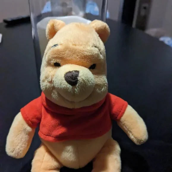 Disney Store Original Winnie The Pooh Mini Bean Plush Doll Set - Picture 2 of 10